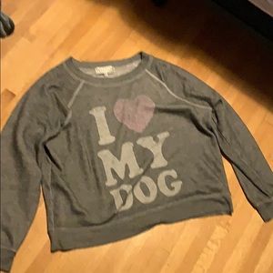 Wildfox “I love My Dog” Sweatshirt
